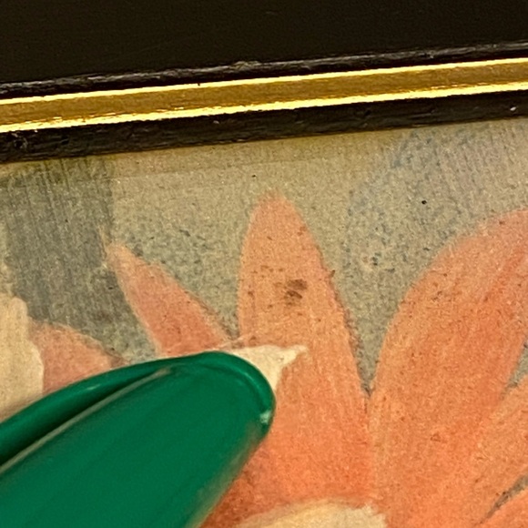 MCM cats vintage kitten flowers black framed prints kitsch 70s colors K Chin art - Picture 6 of 16